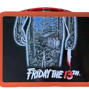 Neca limited edition friday the 13th lunchbox with thermos VINTAGE